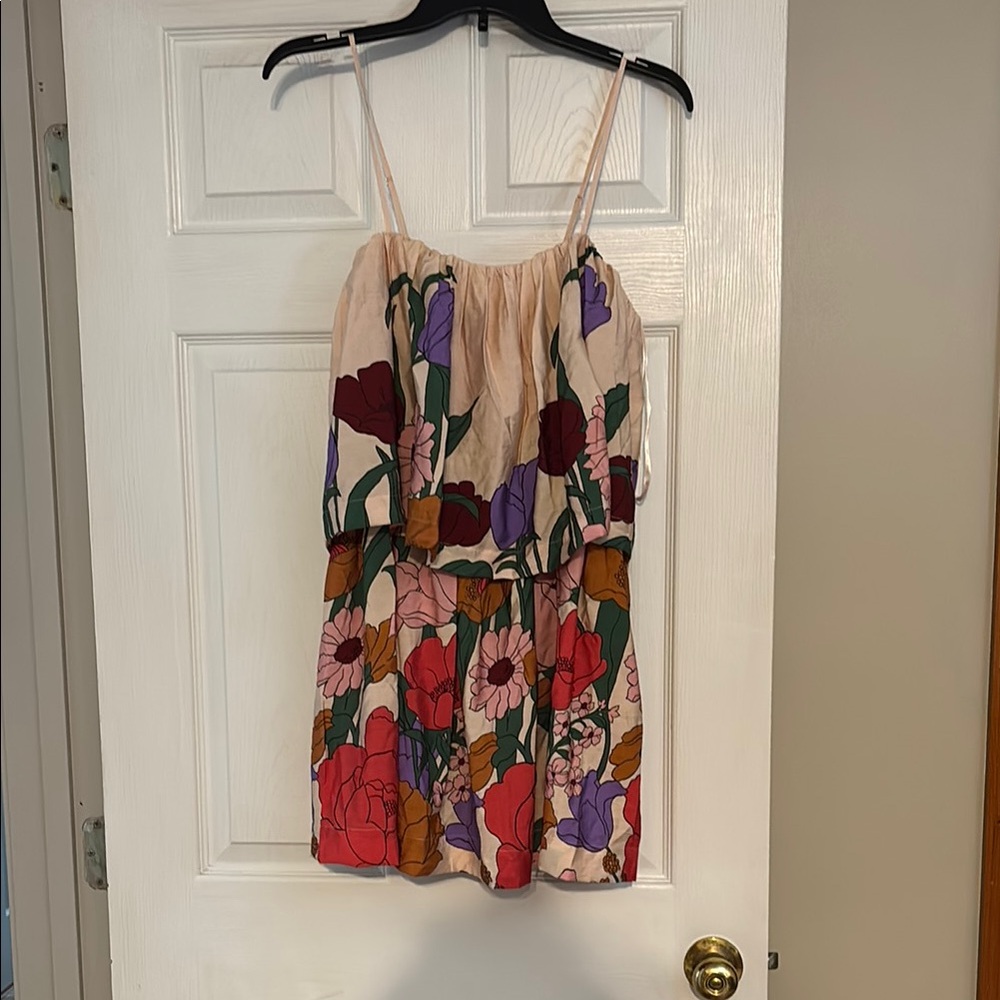 FARM RIO Tiered Floral Mini Dress NWT size medium